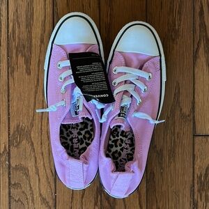 Converse Pink Canvas Sneakers